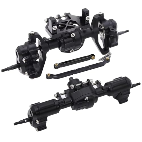 RC Vorder Hinterachse Kompatibel Mit Redcat Für Ascent-18 1/18 RC Crawler Car Upgrade-Teile Aluminium Vorne Hinten Portalachse Komplettset Servohalterung von APMXQWIL