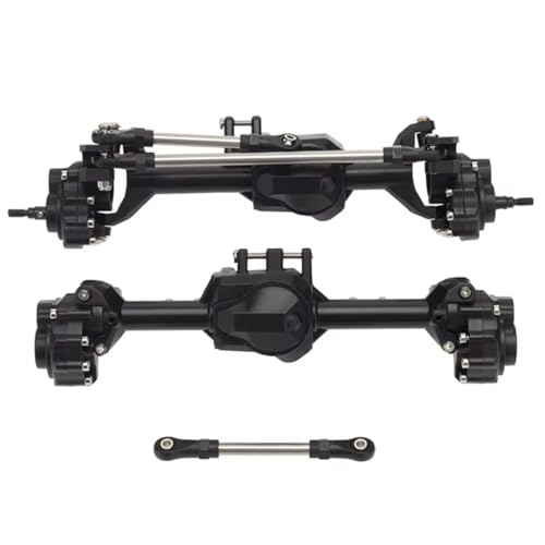 RC Vorder Hinterachse Kompatibel Mit Traxxas Für TRX-4 1/10 RC Crawler Cars Upgrade-Teile Integriertes Metall-Vorder-Hinter-Portal-Achsgehäuse-Set von APMXQWIL