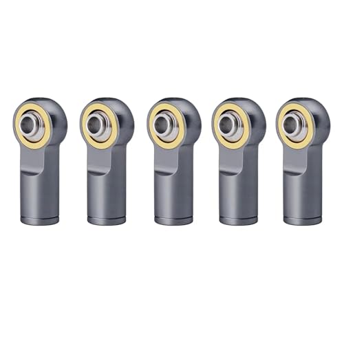RC Zugstange 1/5Pcs Metall M4 Link Spurstangenkopf Kugelgelenk Verknüpfung Kugelkopf CCW Gewinde Für RC Crawler Auto Flugzeug Boot DIY Teile von APMXQWIL