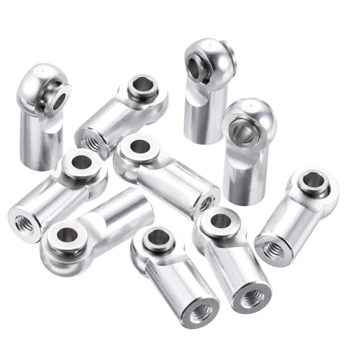 RC Zugstange 10 Teile/Satz Metall M2.5 Link Spurstangenkopf Kugelgelenk Für RC Modell Auto Boote Flugzeug Verknüpfung Spurstangenkopf Ball Ersatz Teile von APMXQWIL
