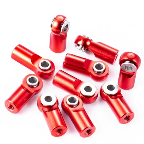 RC Zugstange 10 Teile/Satz Metall M2.5 Link Spurstangenkopf Kugelgelenk Für RC Modell Auto Boote Flugzeug Verknüpfung Spurstangenkopf Ball Ersatz Teile von APMXQWIL