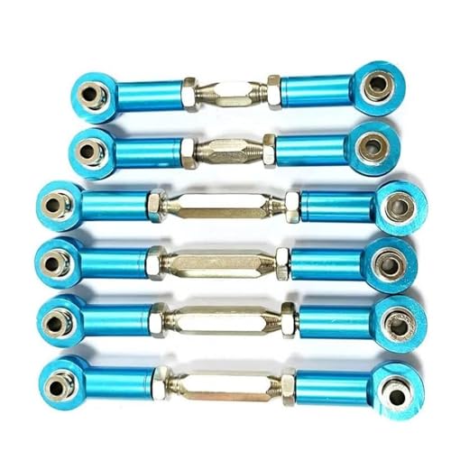 RC Zugstange Kompatibel Mit ARRMA Für SENTON 3S 1/10 RC-Auto, RC-Upgrade-Teil, RC-Lenkstangensatz, Lenkstangensatz Aus Aluminiumlegierung(Blue) von APMXQWIL