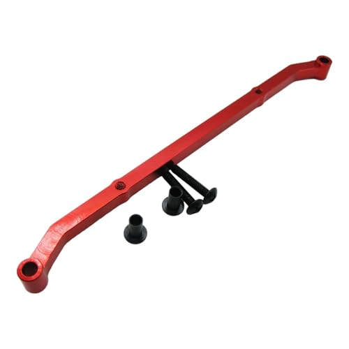 RC Zugstange Kompatibel Mit Axial Für SCX10 1/10 RC-Autoteil, Stärkere Lenkstange Aus Aluminiumlegierung, Upgrade Der Lenkstange(Red) von APMXQWIL