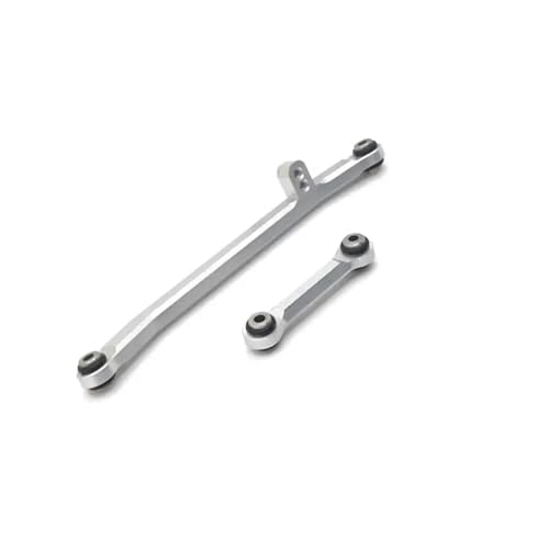 RC Zugstange Kompatibel Mit Axial SCX24 1/24 RC-Autoteil Autozubehör Ersatzteile 2-teilige Lenkstange Aus Aluminiumlegierung(Silver) von APMXQWIL