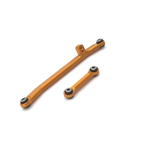 RC Zugstange Kompatibel Mit Axial SCX24 1/24 RC-Autoteil Autozubehör Ersatzteile 2-teilige Lenkstange Aus Aluminiumlegierung(Yellow) von APMXQWIL