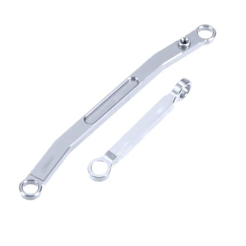 RC Zugstange Kompatibel Mit Axial SCX24 90081 1/24 RC Crawler Auto Metall Lenkstange Spurstangen Linkage Zugstange Upgrade Teile Zubehör(White) von APMXQWIL