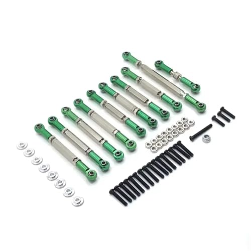 RC Zugstange Kompatibel Mit D90 D91 D96 Für MN98 Für MN99S FJ45 1/16 RC-Auto-Upgrade-Zubehör, Metall-Zugstange, Lenkstange, Set-Teile von APMXQWIL