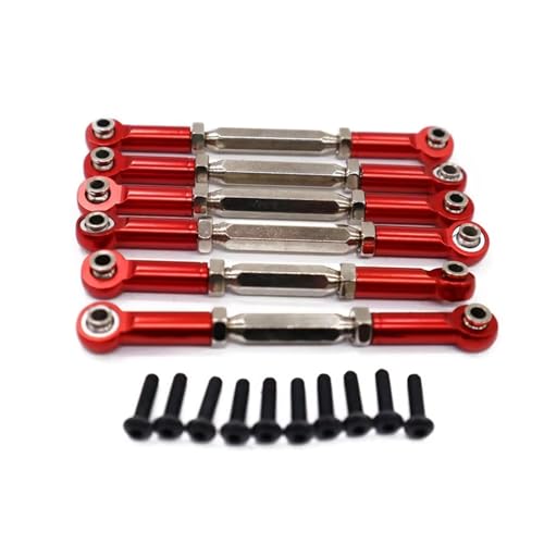 RC Zugstange Kompatibel Mit ECX Für AMP 1/10 RC-Autoteil, Aluminiumlegierung, Radstand, Lenkstange, Set, Zubehör RC Zugstange Kompatibel Mit ECX Für AMP 1/10 RC-Autoteil, Aluminiumlegierung, Radstand, Lenkstange, Set, Zubehör von APMXQWIL