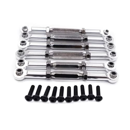 RC Zugstange Kompatibel Mit ECX Für AMP 1/10 RC-Autoteil, Aluminiumlegierung, Radstand, Lenkstange, Set, Zubehör RC Zugstange Kompatibel Mit ECX Für AMP 1/10 RC-Autoteil, Aluminiumlegierung, Radstand, Lenkstange, Set, Zubehör von APMXQWIL