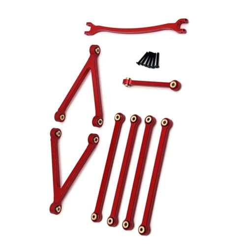 RC Zugstange Kompatibel Mit FMS FCX24M Für Camel Für Cup Metal Für Chassis-Links, Zugstangen Und Lenkstangen-Set, 1/24 RC Crawler-Autozubehör von APMXQWIL