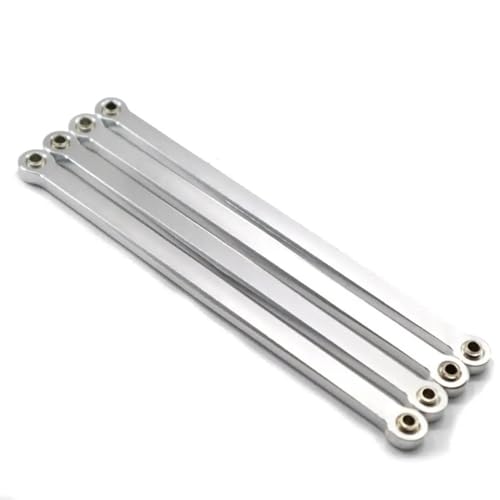 RC Zugstange Kompatibel Mit HPI Für Venture 1/10 RC-Autoteil, RC-Autozubehör, Ersatzteile, 4-teiliges Lenkstangenset Aus Aluminiumlegierung(Silver) von APMXQWIL