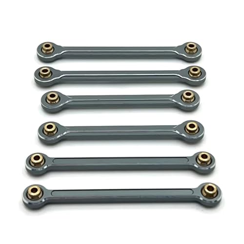 RC Zugstange Kompatibel Mit MJX 10208 Für Monster 1/10 RC-Auto-Upgrade-Teile, Aluminium-Zugstange, Verbindungsstange, Lenkstangen-Set, Zubehör von APMXQWIL