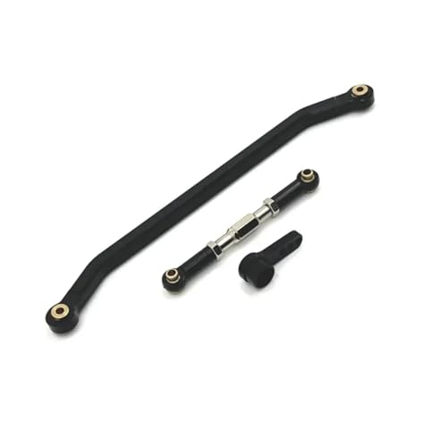 RC Zugstange Kompatibel Mit MN Für MN128 1/12 Off-Road RC Upgrade Teil Lenkstange RC Auto Teil Langlebig Lenkgestänge Spurstange(Black) von APMXQWIL