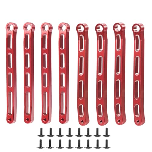 RC Zugstange Kompatibel Mit MN78 1/12 RC-Auto-Upgrade-Teilen, 8-teilige Aluminiumlegierung Für Fahrgestell-Radstand, Lenkverbindungen, Zugstange, Spurstangensatz von APMXQWIL