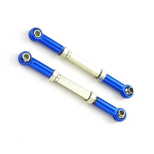 RC Zugstange Kompatibel Mit Slash 1/16 RC-Upgradeteil, Aluminiumlegierung-Radstand, RC-Lenkstangensatz, 2X Lenkstangensatz(Dark Blue) von APMXQWIL