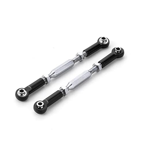 RC Zugstange Kompatibel Mit Slash 4x4 1/10 Off-Road RC-Upgrade-Teil Lenkstange RC-Autoteil Langlebige Lenkgestänge Spurstange(Black) von APMXQWIL