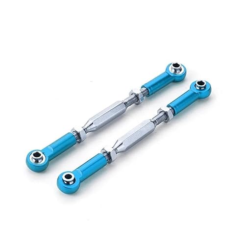 RC Zugstange Kompatibel Mit Slash 4x4 1/10 Off-Road RC-Upgrade-Teil Lenkstange RC-Autoteil Langlebige Lenkgestänge Spurstange(Blue) von APMXQWIL