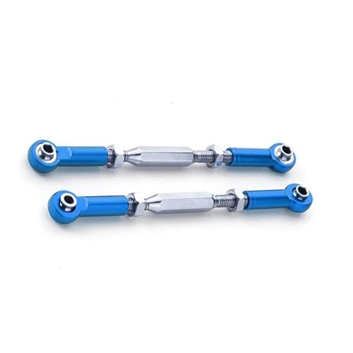 RC Zugstange Kompatibel Mit TRAXXAS Für Slash 4x4 1/10 RC Autoteil, Aluminiumlegierung, Stärkere Lenkverbindungsstange, Lenkgestänge, Spurstange(Dark Blue) von APMXQWIL