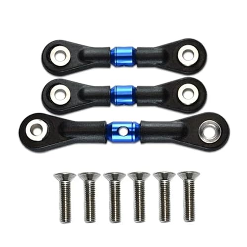 RC Zugstange Kompatibel Mit Tamiya Für TT02 TT02T 1/10 RC-Auto-Upgrade-Teile Zubehör 3-teilige Lenkstange Servostange RC Zugstange Kompatibel Mit Tamiya Für TT02 TT02T 1/10 RC-Auto-Upgrade-Teile Zubehör 3-teilige Lenkstange Servostange von APMXQWIL