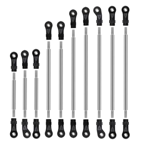 RC Zugstange Kompatibel Mit Traxxas Für TRX4 1/10 RC Crawler Car, Upgrade-Teile, 324 Mm Radstand, Stahlglieder, Gestänge, Unmontierter Bausatz RC Zugstange Kompatibel Mit Traxxas Für TRX4 1/10 RC Crawler Car, Upgrade-Teile, 324 Mm Radstand, Stahlglieder, Gestänge, Unmontierter Bausatz von APMXQWIL