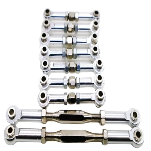 RC Zugstange Kompatibel Mit WLtoys K949 10428 1/10 RC-Autoteil, 9-teiliges Lenkstangenset Aus Aluminiumlegierung, Upgrade-Zubehör RC Zugstange Kompatibel Mit WLtoys K949 10428 1/10 RC-Autoteil, 9-teiliges Lenkstangenset Aus Aluminiumlegierung, Upgrade-Zubehör von APMXQWIL
