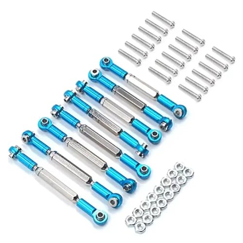 RC Zugstange Kompatibel Mit WPL B1 B14 B-14 B24 B-24 C14 1/16 RC-Auto-Upgrade-Modifikation Ersatzzubehör Teile Metallzugstange von APMXQWIL