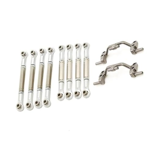 RC Zugstange Kompatibel Mit WPL C14 C24 C24-1 B14 B24 Metall Zugstange Lenkverbindung Linkage Basis Set RC Auto Upgrade Zubehör Teile(Yellow) von APMXQWIL