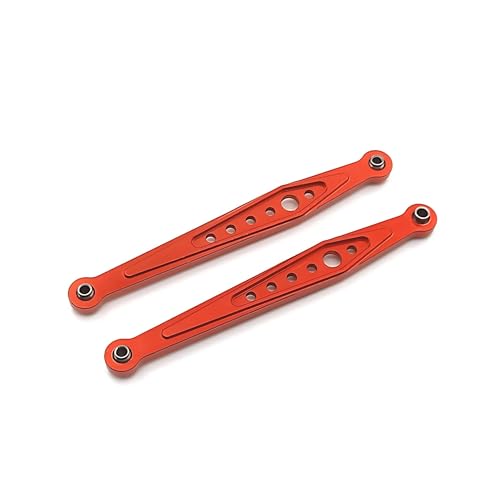 RC Zugstange Kompatibel Mit Wltoys 12428 1/12 RC-Autoteil RC-Autozubehör Ersatzteile Aluminiumlegierung Radstand Lenkstangensatz(Red) von APMXQWIL