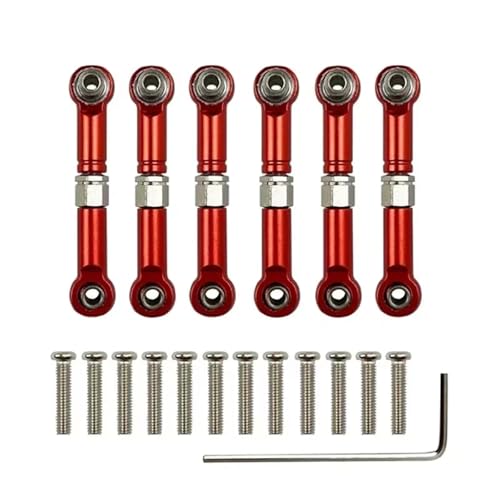 RC Zugstange Kompatibel Mit Wltoys A949 A959 A969 A979 K929 1/18 RC-Auto-Upgrade-Teile, Verstellbare Metallgestänge, Zugstange, Servoverbindung von APMXQWIL
