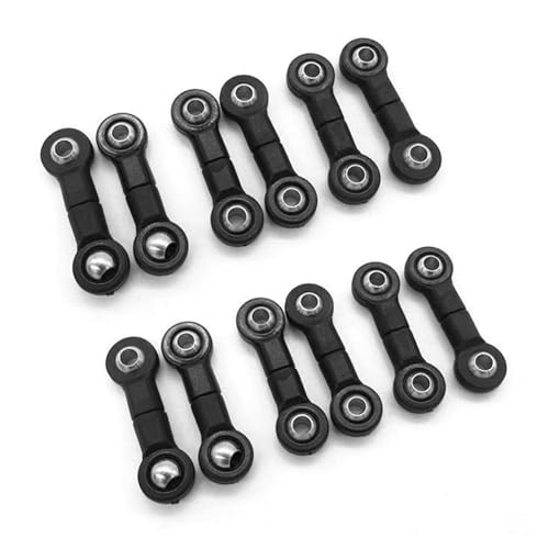 RC Zugstange Kompatibel Mit Wpl B16 B36 RC-Auto-Hinterachse, Wippe, Kugelkopfstange, Upgrade-Teile, 12-teilige Verbindungsstangen, RC-Auto-Verbindungsstangen von APMXQWIL