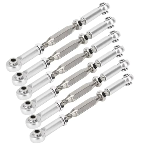 RC Zugstange RC Auto Upgrade Änderung Ersatz Zubehör Ersatzteile 81mm Einstellbare Aluminium Spurstange Set Servos Link von APMXQWIL