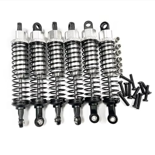 Rc Upgrade StoßDäMp Kompatibel Mit HOSIM Für XLH 9125 9155 9156 1/10 1/12 RC-Auto-Upgrade-Teile Zubehör 6-teiliger Metallöl-Stoßdämpferdämpfer Rc Upgrade StoßDäMp Kompatibel Mit HOSIM Für XLH 9125 9155 9156 1/10 1/12 RC-Auto-Upgrade-Teile Zubehör 6-teiliger Metallöl-Stoßdämpferdämpfer von APMXQWIL