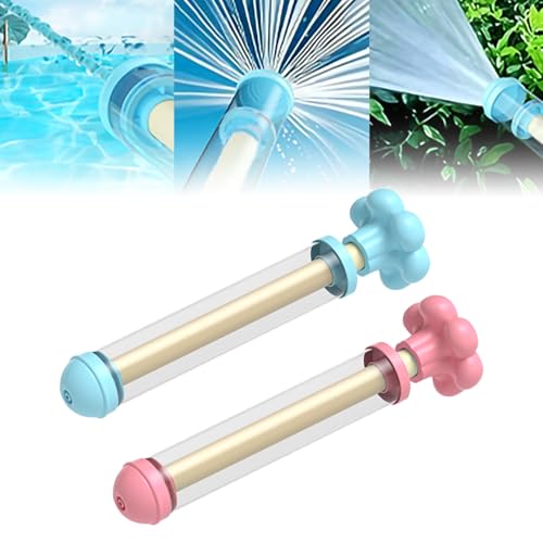 Feuerwerk Wasserpistole Spielzeug,Romantische Feuerwerk Water Squirter,Wasserspritze Spielzeug Feuerwerk Wasserpistole Fun Pool Spielzeug für Outdoor Beach Pool Party (2 Stück（Blau+Rosa）) von APODESS