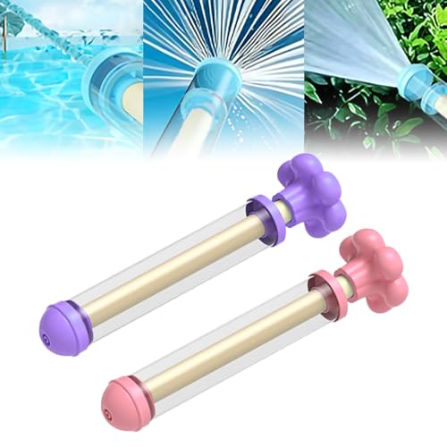 Feuerwerk Wasserpistole Spielzeug,Romantische Feuerwerk Water Squirter,Wasserspritze Spielzeug Feuerwerk Wasserpistole Fun Pool Spielzeug für Outdoor Beach Pool Party (2 Stück（Lila+Rosa）) von APODESS