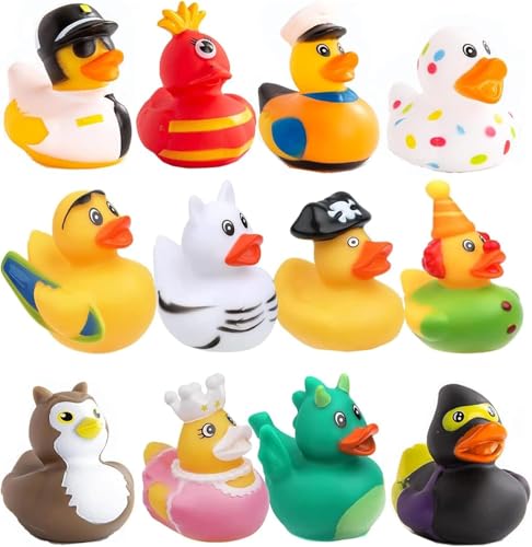 APOMOONS 12 Stück Badeenten Set Kinder Wiederverwendbare Badewannenspielzeug Badeente Lustig Badespielzeug Baby für Wasserspielzeug Kinder Outdoor Kindergeburtstagpartys Strand und Im Pool Badewannen APOMOONS 12 Stück Badeenten Set Kinder Wiederverwendbare Badewannenspielzeug Badeente Lustig Badespielzeug Baby für Wasserspielzeug Kinder Outdoor Kindergeburtstagpartys Strand und Im Pool Badewannen von APOMOONS