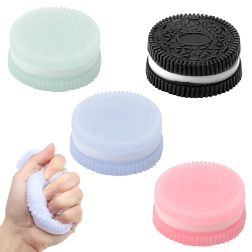 APOMOONS 4 Stück Stress Spielzeug Keks, Squishy Fidget Toys, Taba Squishy Antistressball, Squishy Toy Antistress Spielzeug Keks, Anti Stress Ball für Erwachsene Kinder APOMOONS 4 Stück Stress Spielzeug Keks, Squishy Fidget Toys, Taba Squishy Antistressball, Squishy Toy Antistress Spielzeug Keks, Anti Stress Ball für Erwachsene Kinder von APOMOONS