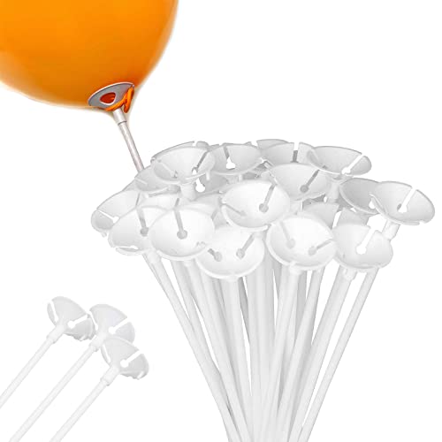 Luftballon Stäbe, 100 Stück Mehrweg Luftballons Plastikstäbe, 32cm Ballonstäbe Wiederverwendbar Luftballon Halter Ballonstangen für Hochzeit, Geburtstag, Feiertage, Hochzeits, Party Deko Luftballon Stäbe, 100 Stück Mehrweg Luftballons Plastikstäbe, 32cm Ballonstäbe Wiederverwendbar Luftballon Halter Ballonstangen für Hochzeit, Geburtstag, Feiertage, Hochzeits, Party Deko von APOMOONS