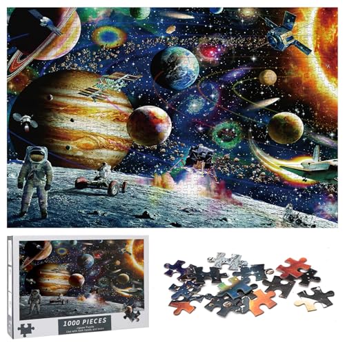 APOMOONS Puzzle 1000 Teile, Puzzle Erwachsene, 1000 Teile Puzzle für Erwachsene und Kinder, Impossible Puzzle, Puzzle-Geschenk, Clevere Rätsel, Puzzle Farbenfrohes, Puzzle mit Sonnensystem-Motiv APOMOONS Puzzle 1000 Teile, Puzzle Erwachsene, 1000 Teile Puzzle für Erwachsene und Kinder, Impossible Puzzle, Puzzle-Geschenk, Clevere Rätsel, Puzzle Farbenfrohes, Puzzle mit Sonnensystem-Motiv von APOMOONS