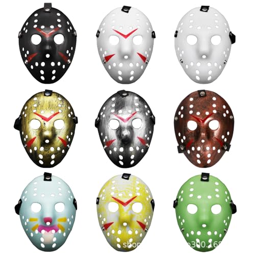 APPCRFM Furchterregende Maske, Halloween Figurenmasken, Halloween Scary Mask Set, Geeignet für Unisex Erwachsene Cosplay Party Rave Charakter Cosplay - 4PCS APPCRFM Furchterregende Maske, Halloween Figurenmasken, Halloween Scary Mask Set, Geeignet für Unisex Erwachsene Cosplay Party Rave Charakter Cosplay - 4PCS von APPCRFM