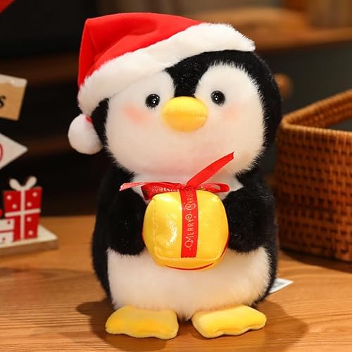 APPCRFM Pinguin Plüschtier,Weihnachtspinguin Plüschpuppe,Kinder-Plüschtier,Weicher Pinguin mit Weihnachtsmütze,Mollige Meerestierpuppe Weihnachts Geburtstags oder Neujahrsgeschenk, 23 cm APPCRFM Pinguin Plüschtier,Weihnachtspinguin Plüschpuppe,Kinder-Plüschtier,Weicher Pinguin mit Weihnachtsmütze,Mollige Meerestierpuppe Weihnachts Geburtstags oder Neujahrsgeschenk, 23 cm von APPCRFM
