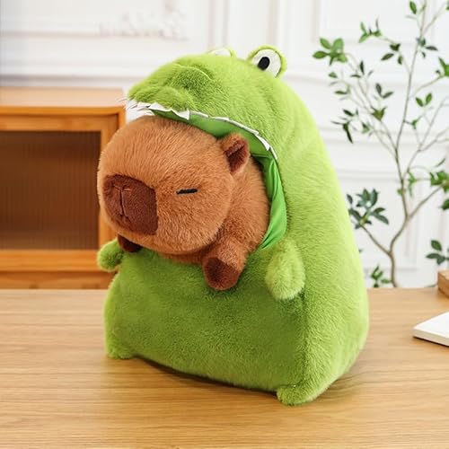 Stuffed Capybara Plush Toy,Cuddly Plush Toy,Soft Stuffed Toy Plush,Duck Teddy Capybara Toy,Panda Soft Toy Hugging Cute Plushie Pillow Birthday Capybara Gifts-30Cm （Vitality Swimming Circle Style） von APPCRFM