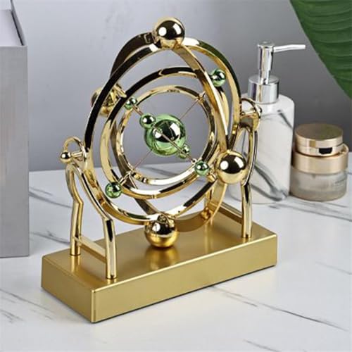 Celestial Orbit Perpetual Motion Pendel, Perpetual Motion Machine Kinetic Art, Creative Home Rotary Decoration, Cradle Perpetual Motion Machine for Desk Decorations, Astronomy Decor Celestial Orbit Perpetual Motion Pendel, Perpetual Motion Machine Kinetic Art, Creative Home Rotary Decoration, Cradle Perpetual Motion Machine for Desk Decorations, Astronomy Decor von APRILADY