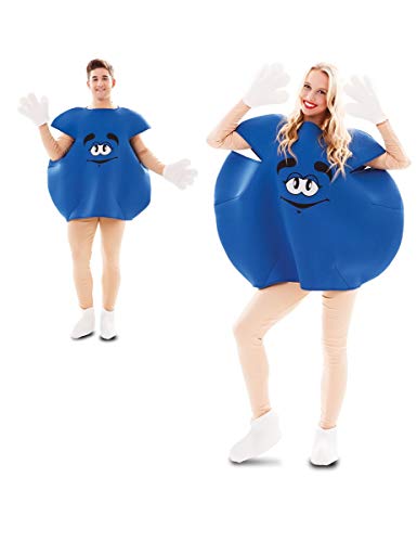 Aptafêtes – cs925815 – Kostüm Bonbon – Blau Unisex – Größe M – Einheitsgröße - von APTAFÊTES