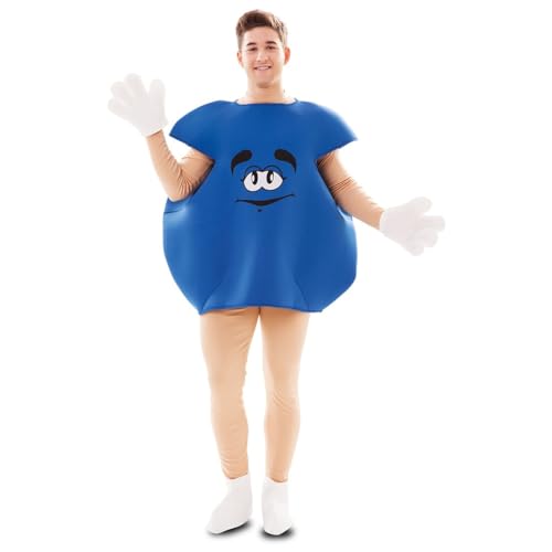 Aptafêtes – cs925815 – Kostüm Bonbon – Blau Unisex – Größe M – Einheitsgröße - Aptafêtes – cs925815 – Kostüm Bonbon – Blau Unisex – Größe M – Einheitsgröße - von Aptafêtes