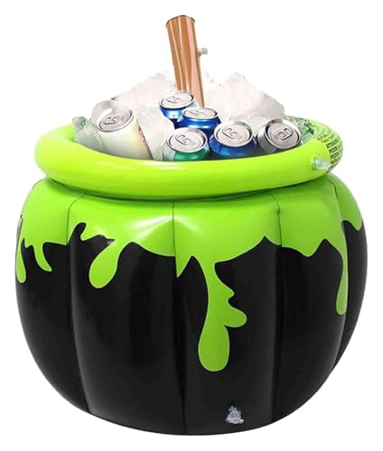 Aufblasbarer Halloween-Kühler – Hexenkessel | Aufblasbarer Kessel-Eiskübel und Getränkehalter | Lustige Foto-Requisite und Hofdekoration for Hinterhof, Garten, Spukhaus und Partys im Freien Aufblasbarer Halloween-Kühler – Hexenkessel | Aufblasbarer Kessel-Eiskübel und Getränkehalter | Lustige Foto-Requisite und Hofdekoration for Hinterhof, Garten, Spukhaus und Partys im Freien von AQCDPJYU