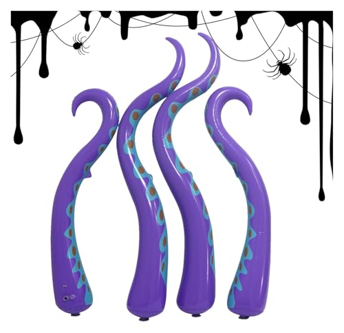 Halloween-Oktopus-Tentakel-Dekoration – aufblasbare Oktopus-Tentakel aus PVC, wasserdicht, for den Urlaub, gruselige Halloween-Requisite for den Garten, draußen, Haustür, Fenster, Rasen Halloween-Oktopus-Tentakel-Dekoration – aufblasbare Oktopus-Tentakel aus PVC, wasserdicht, for den Urlaub, gruselige Halloween-Requisite for den Garten, draußen, Haustür, Fenster, Rasen von AQCDPJYU