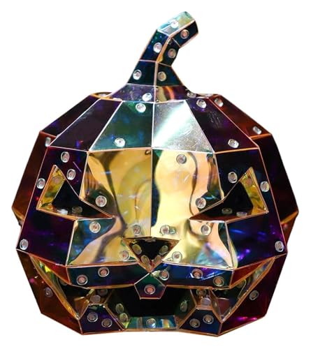 Prismen-Kürbis, prismatisch schillerndes Halloween-Dekorlicht, Plug-and-Play-Lampe, leuchtende Ornamentfiguren for die Pool-Dekoration zu Hause bei Nacht von AQCDPJYU