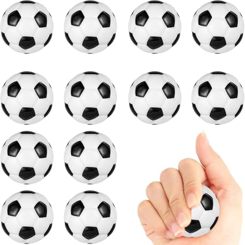12 Stücke Mini Antistress Bälle Fußbälle Basketbälle Tennisbälle Baseballs Geschenk, 6cm Schaum Stressabbau Bälle, Vielseitige Bälle für Spiel Stressabbau Kindergeburtstag (12 Stück,Fußball) 12 Stücke Mini Antistress Bälle Fußbälle Basketbälle Tennisbälle Baseballs Geschenk, 6cm Schaum Stressabbau Bälle, Vielseitige Bälle für Spiel Stressabbau Kindergeburtstag (12 Stück,Fußball) von AQCQDQ