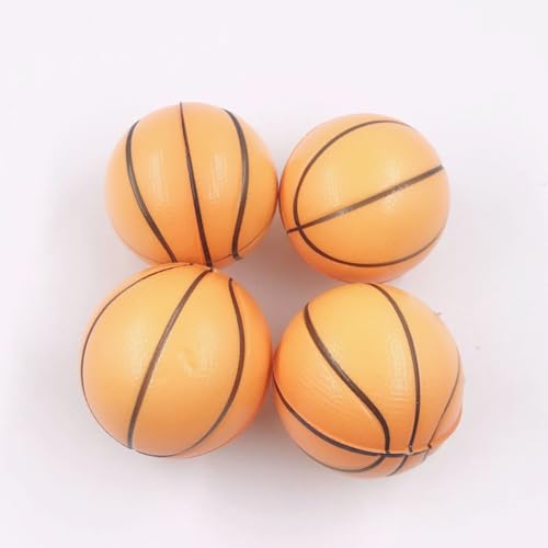 12 Stücke Mini Antistress Bälle Fußbälle Basketbälle Tennisbälle Baseballs Geschenk, 6cm Schaum Stressabbau Bälle, Vielseitige Bälle für Spiel Stressabbau Kindergeburtstag (20 Stück,Basketball) von AQCQDQ