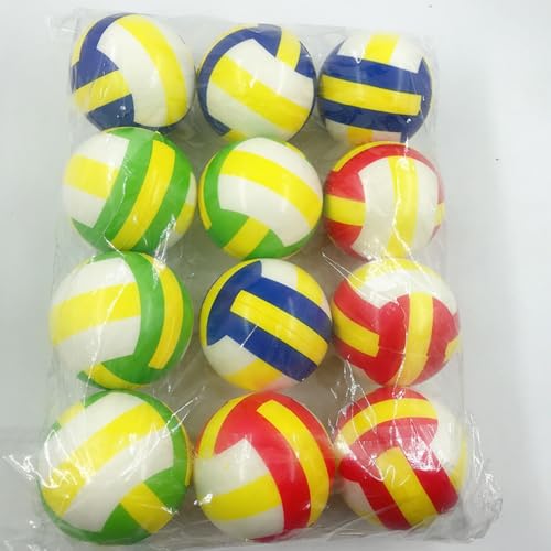 12 Stücke Mini Antistress Bälle Fußbälle Basketbälle Tennisbälle Baseballs Geschenk, 6cm Schaum Stressabbau Bälle, Vielseitige Bälle für Spiel Stressabbau Kindergeburtstag (20 Stück,Volleyball) 12 Stücke Mini Antistress Bälle Fußbälle Basketbälle Tennisbälle Baseballs Geschenk, 6cm Schaum Stressabbau Bälle, Vielseitige Bälle für Spiel Stressabbau Kindergeburtstag (20 Stück,Volleyball) von AQCQDQ